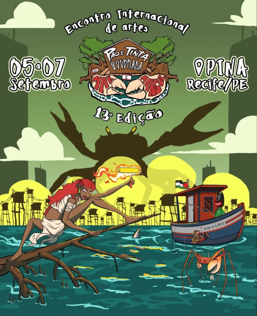 🎨 13ª Edição do Encontro Internacional de Artes Pão e Tinta: mar, mangue e arte nas margens do Recife